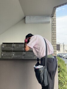 本日の営業代行 ポスティング実況中継